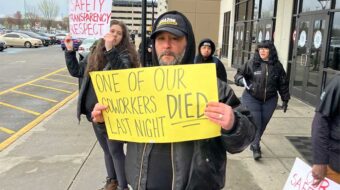 Amazon workers had to piece together news of a colleague’s death on April 9