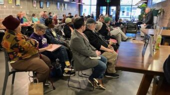 Baltimore crowd hails Meyers’ bio ‘No Power Greater’