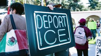 Los Angeles march draws hundreds in solidarity with Palestine and immigrant community 