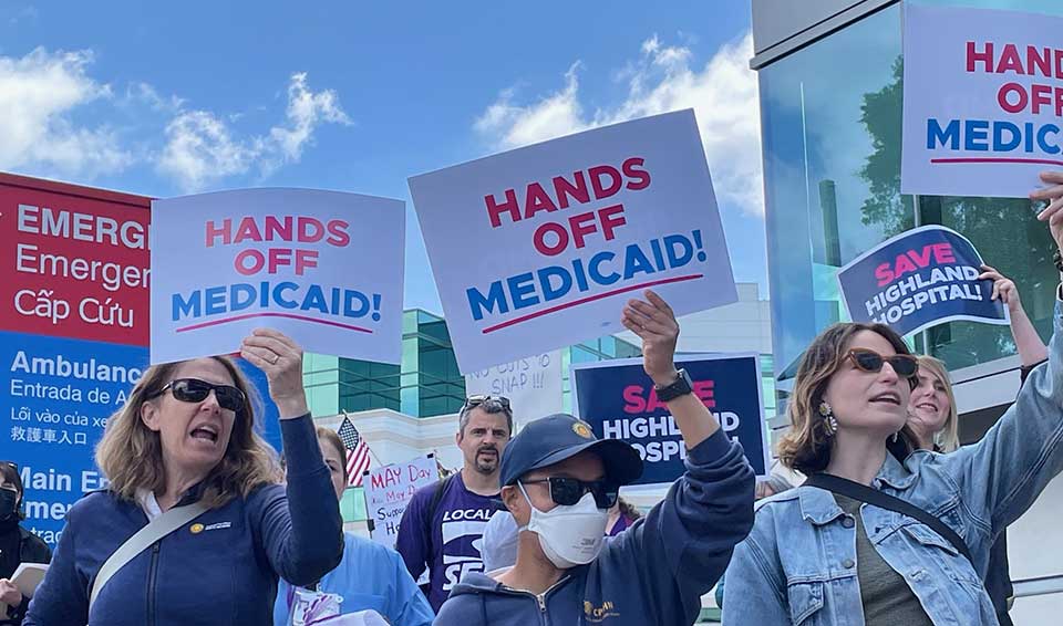 Medical staff join with patients, community to demand ‘Hands Off Medicaid!’