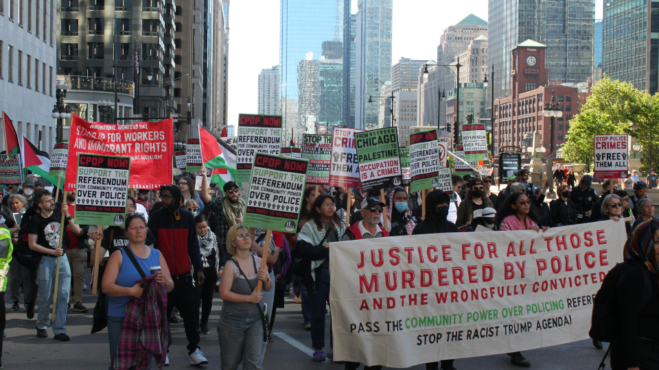 Protesters denounce Executive Order 14288 on fifth anniversary of George Floyd’s murder