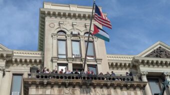 Palestinian flag raised over Jersey City; time to try again for a ceasefire resolution?