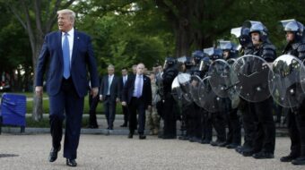 Is Trump trying to incite a race riot?