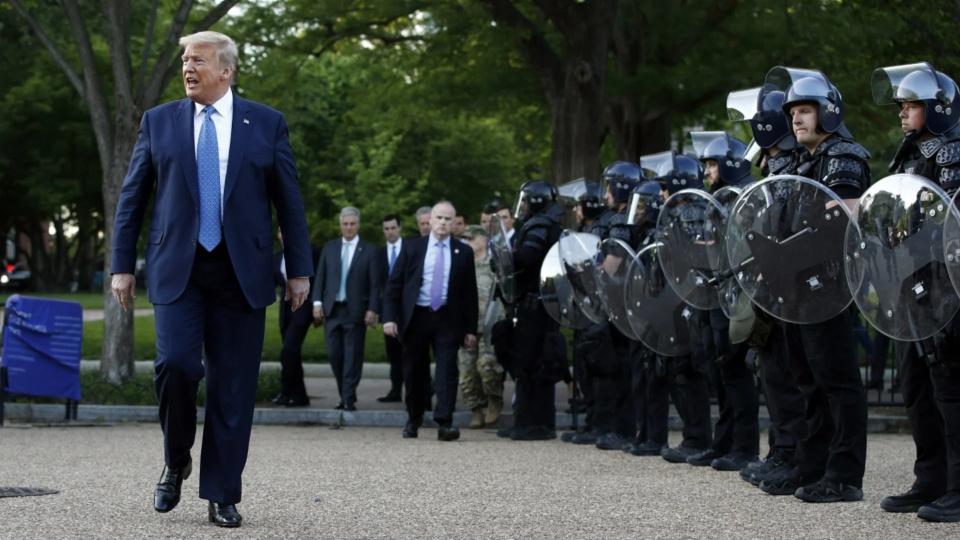 Is Trump trying to incite a race riot?