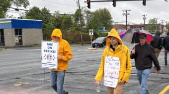Machinists, 3,000 strong, strike Pratt & Whitney in Connecticut
