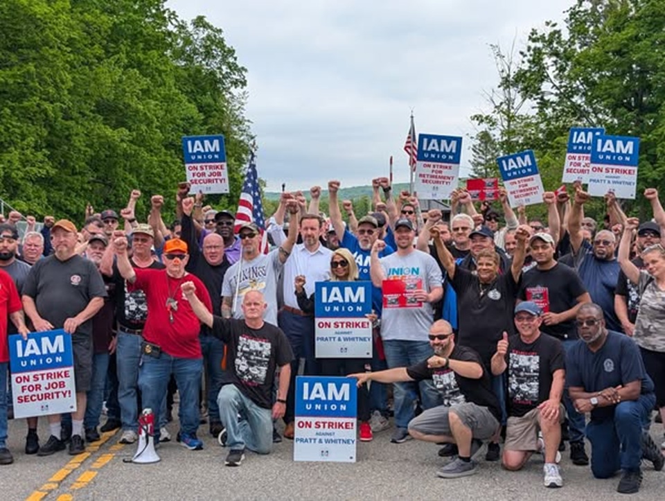 From the picket line: IAM says no to corporate greed