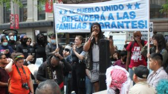 Tens of thousands march in Chicago against ICE raids