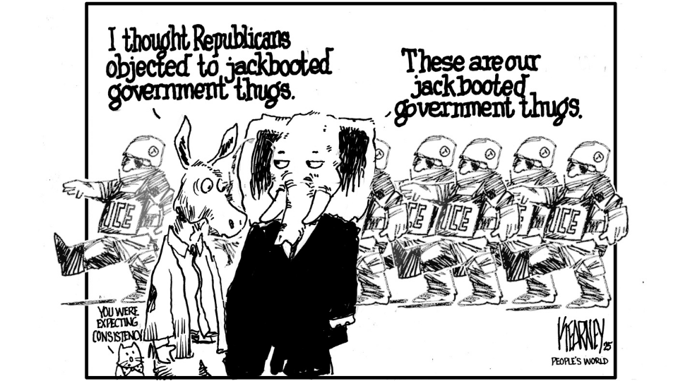 Jackbooted government thugs