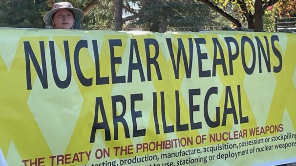 On Good Friday, protesters at Livermore Lab urge an end to nuclear weapons