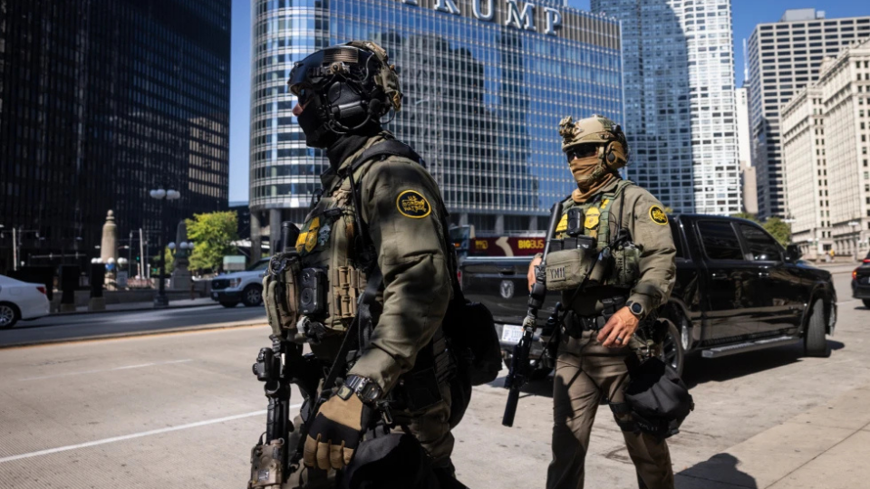 National Guard troops poised to enter Chicago
