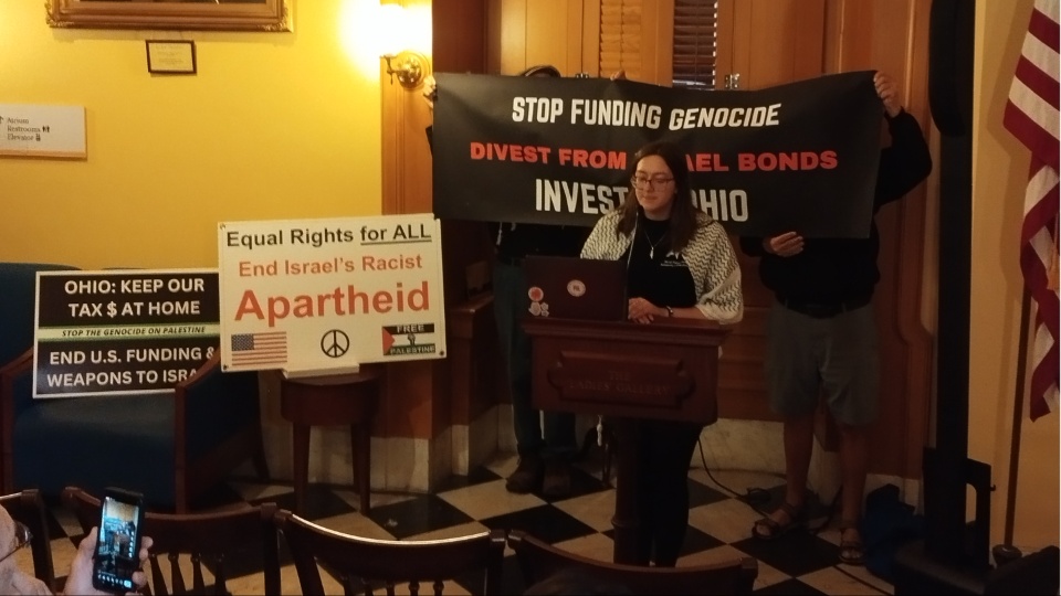 No New Bonds: Ohio campaign wins Israel divestment, one county at a time
