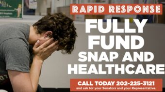 RAPID RESPONSE: Fully fund SNAP and healthcare