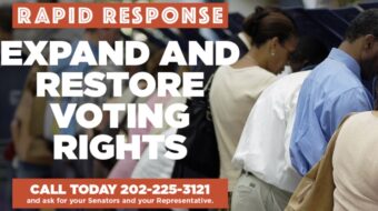 RAPID RESPONSE: Expand and restore voting rights