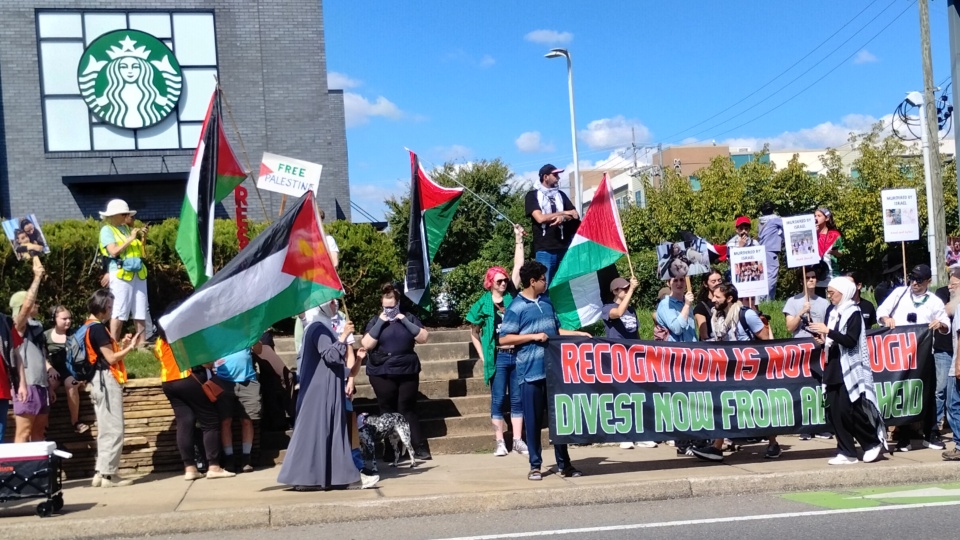 Nashville walks for Palestine to demand U.S. aid to Israel end