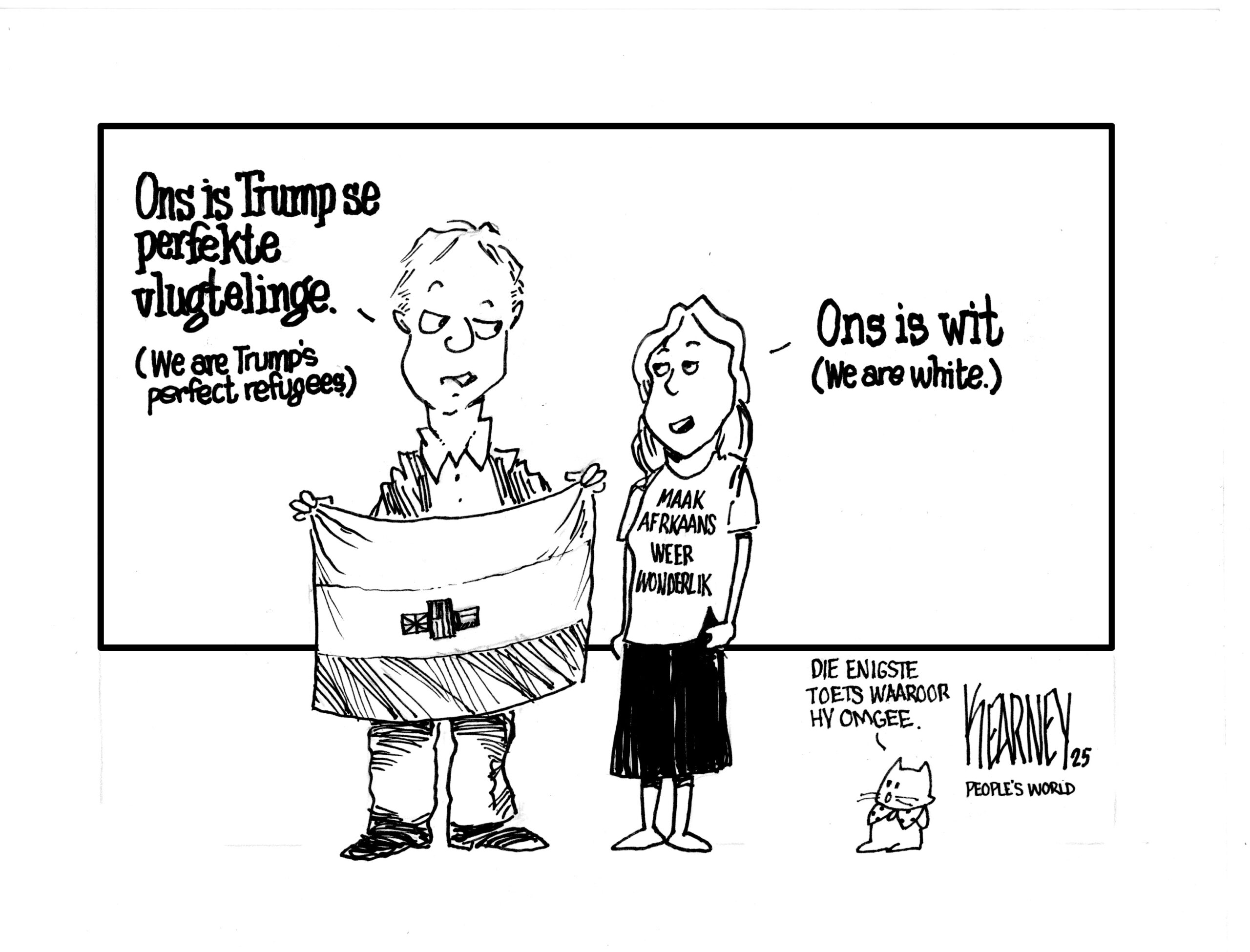 Perfect refugees? Trump to limit refugees to 7,500 mostly white South Africans