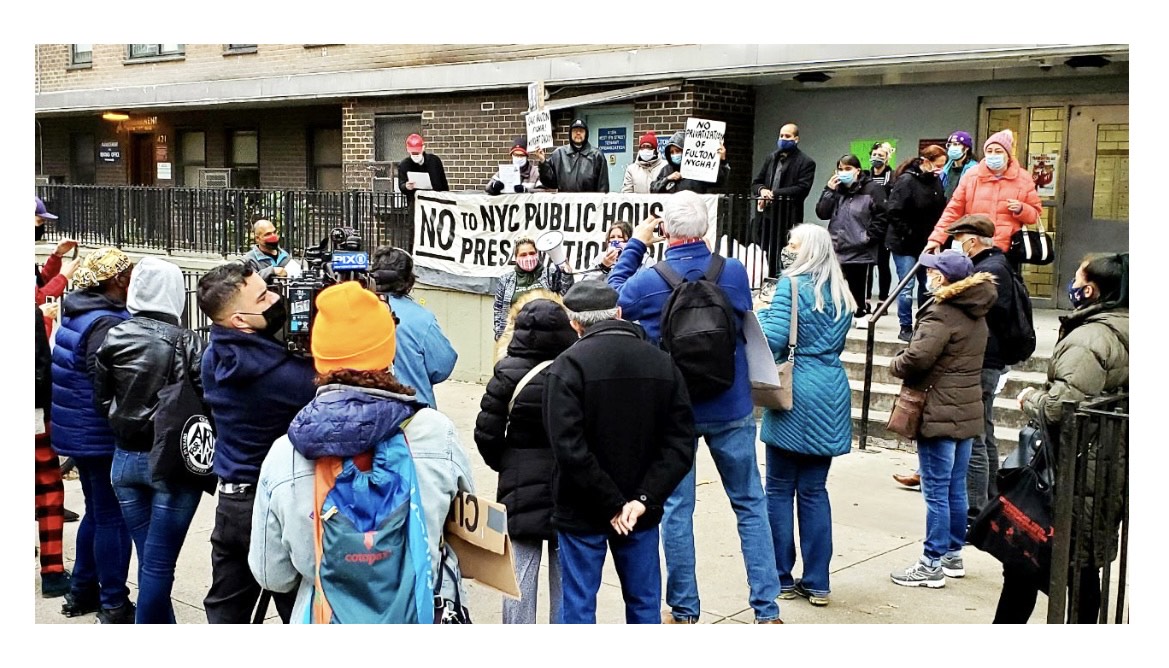 Developers want to privatize New York City Housing Authority, tenants resist
