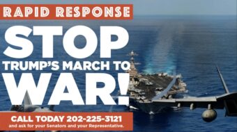 RAPID RESPONSE: Stop Trump’s march to war