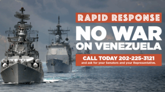 RAPID RESPONSE: No war on Venezuela