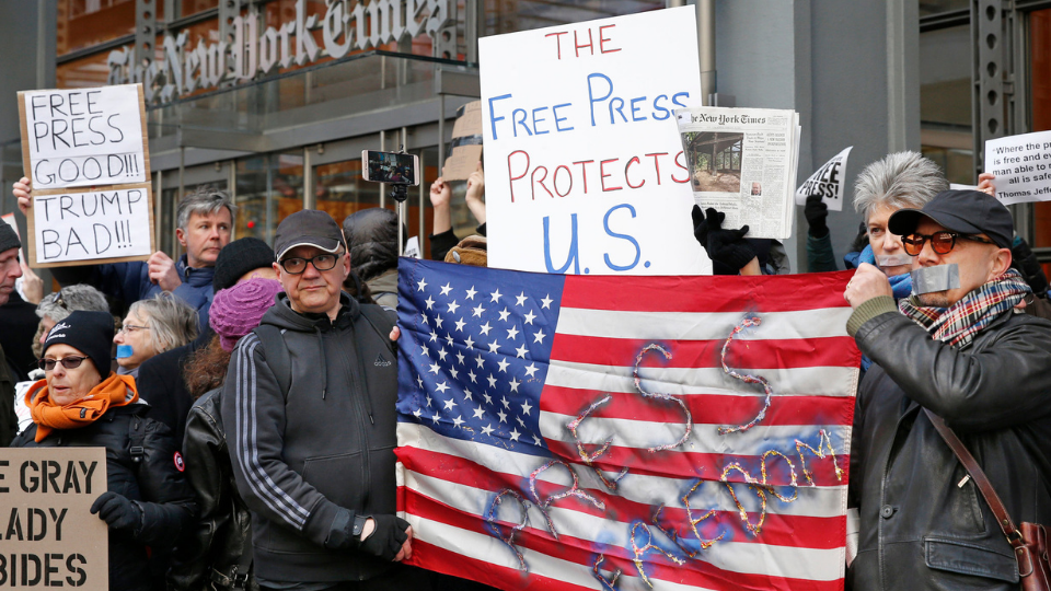 Journalist town hall sounds alarm on freedom of the press