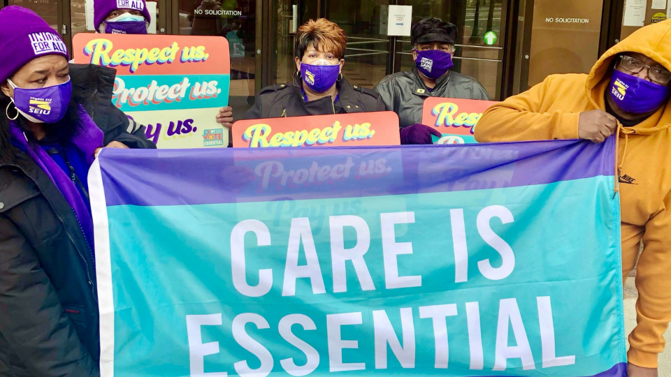 Service Employees renew drive to unionize home health care workers in Virginia