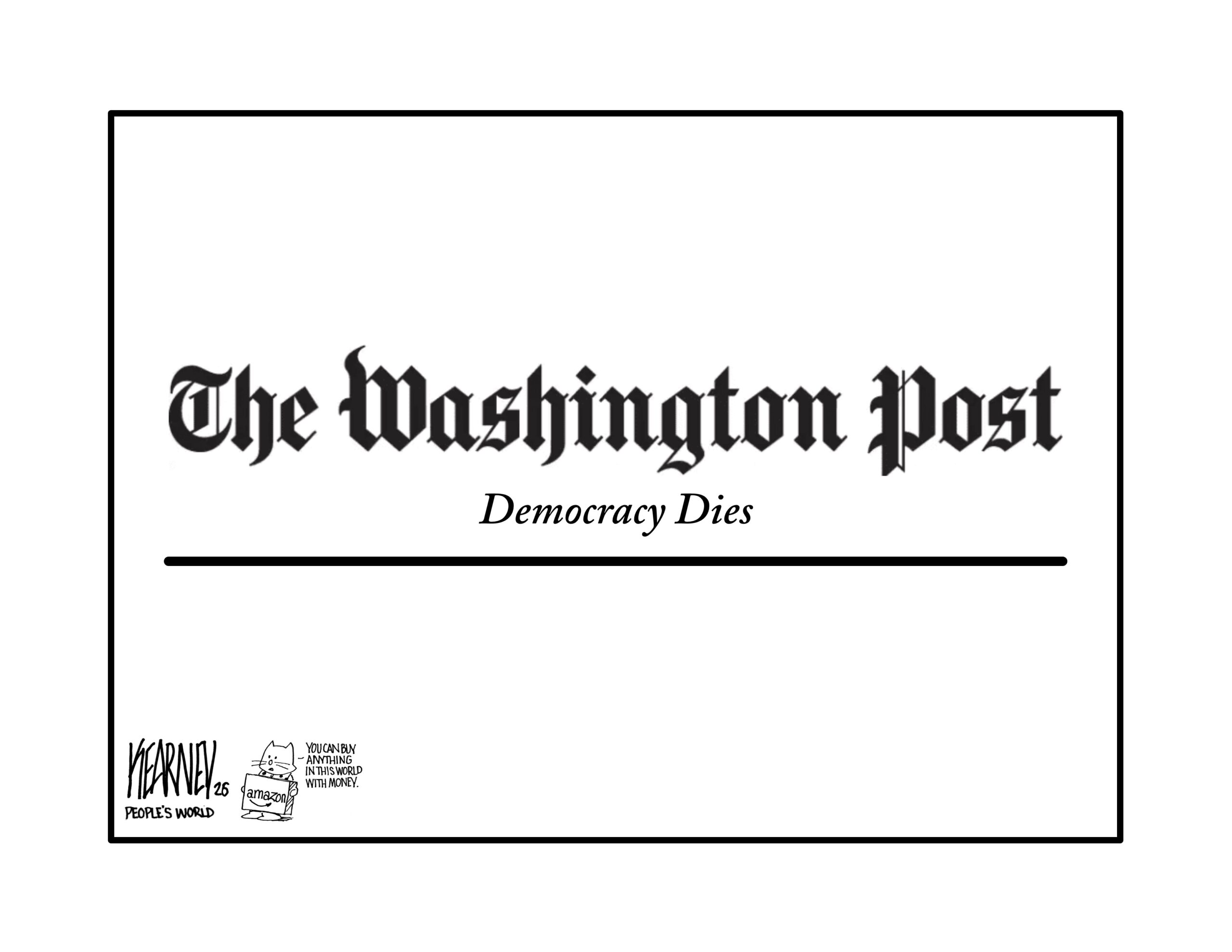 Jeff Bezos fires a third of staff at Washington Post