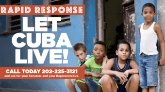 RAPID RESPONSE: Let Cuba live!