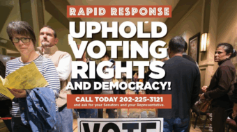 RAPID RESPONSE: Uphold and expand voting rights!