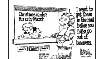 Postmaster General says USPS may shut down in a year