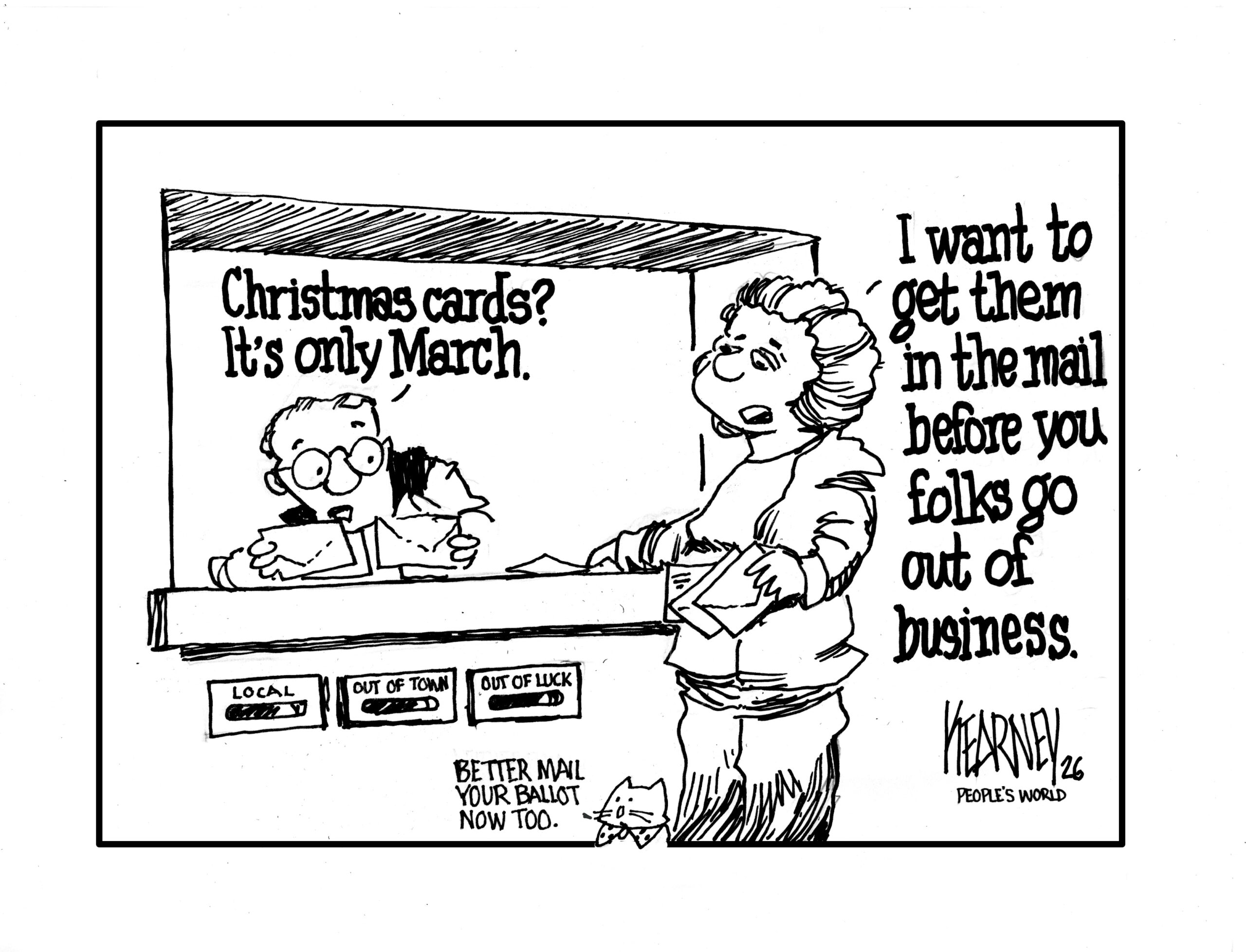 Postmaster General says USPS may shut down in a year