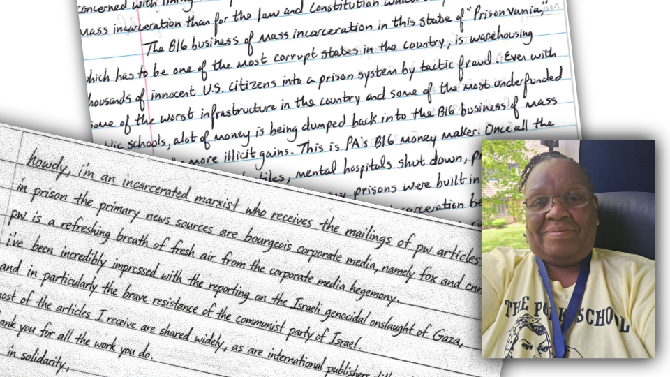 A labor of love for People’s World: An appeal for the incarcerated community