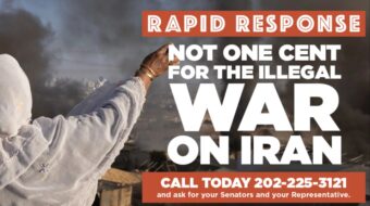 Tell Congress: Not one cent for the illegal war on Iran
