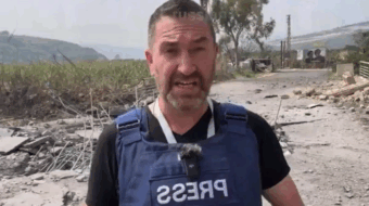 Israeli military attempts to kill war correspondent Steve Sweeney