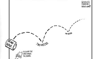 Trump says the war is nearly over, again