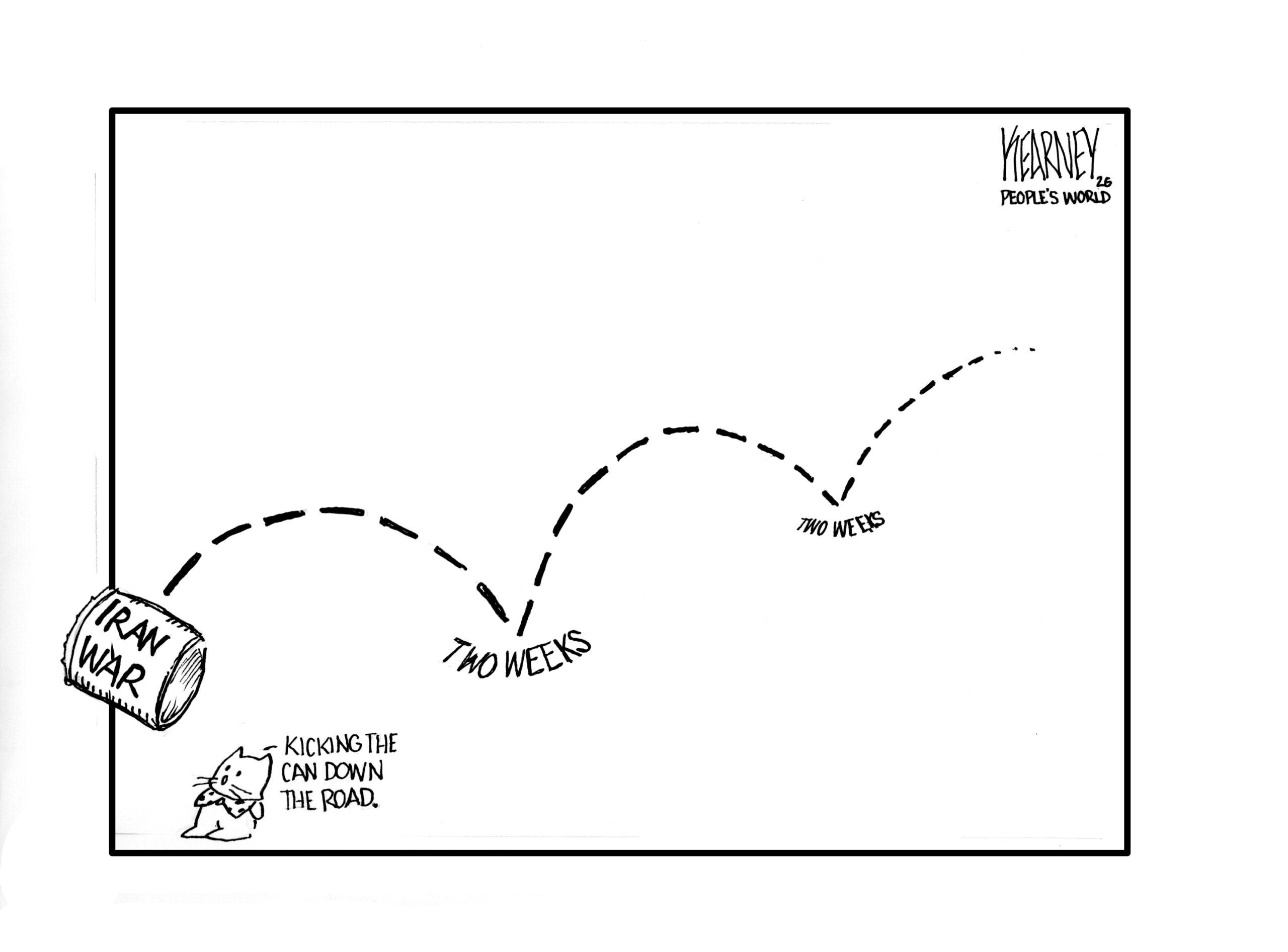 Trump says the war is nearly over, again