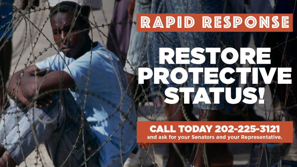RAPID RESPONSE: Restore Temporary Protective Status