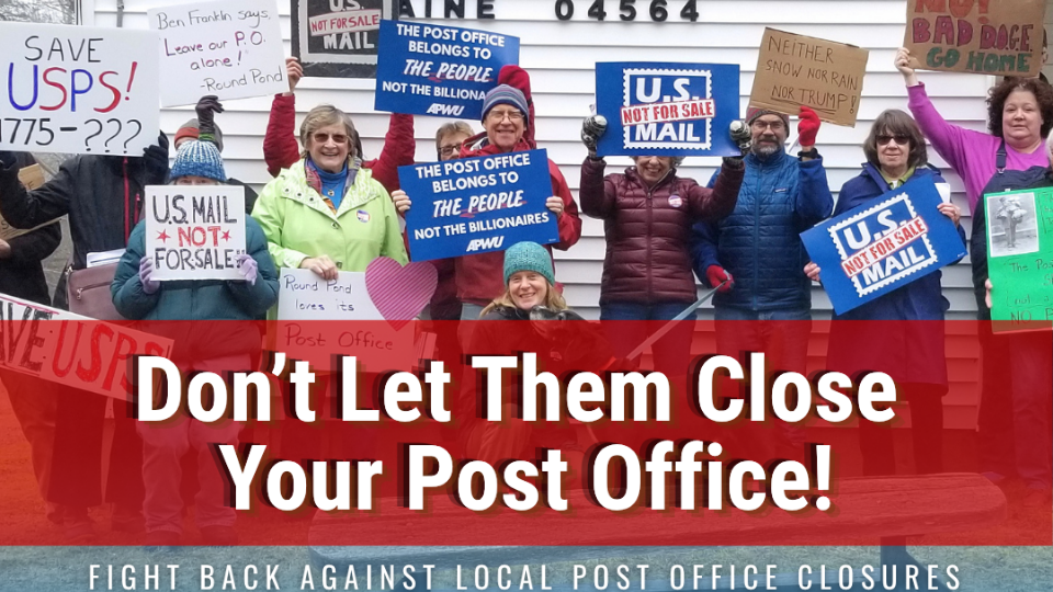 APWU launches ‘Protect Our  Public Postal Service’ drive