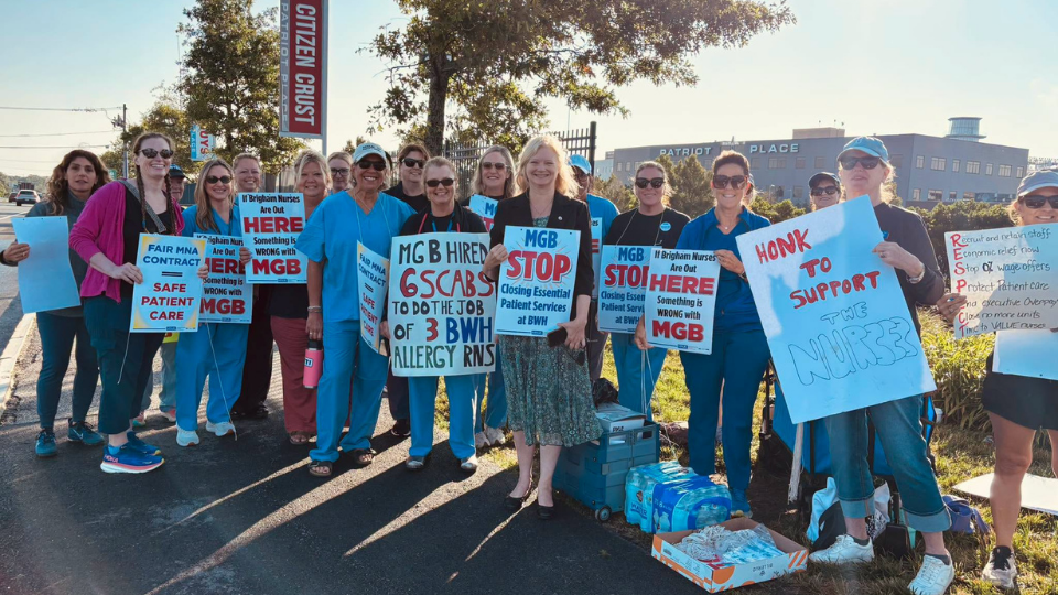 Thousands of Massachusetts nurses on one-day strike