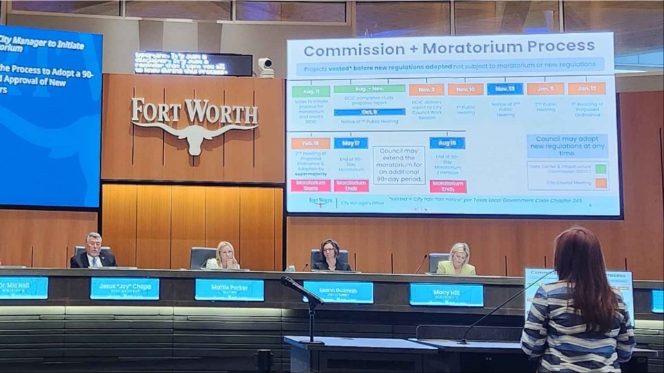 Fort Worth residents tell city council: No data centers