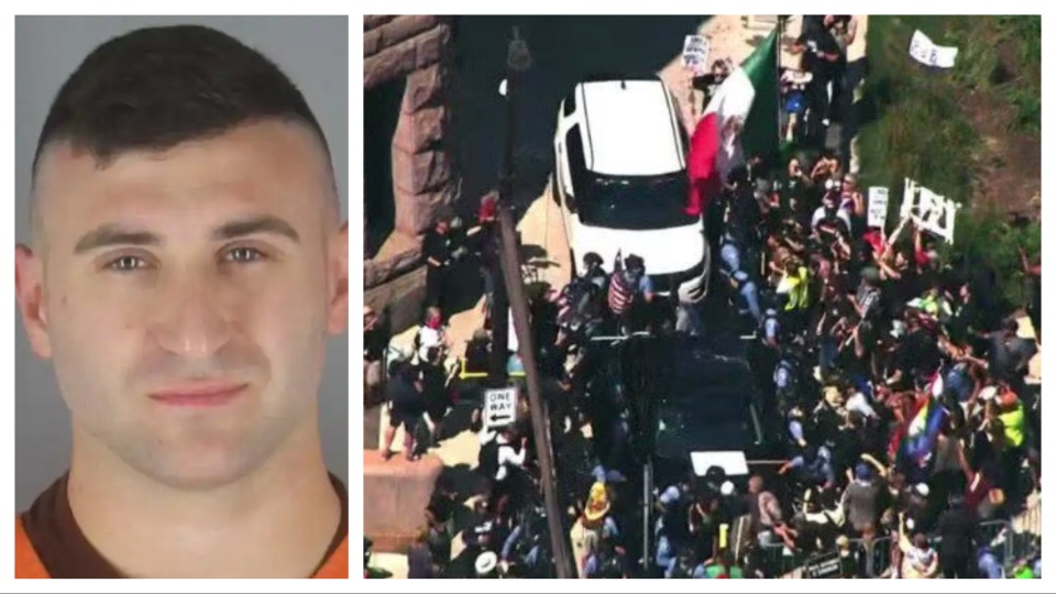 White supremacist Jake Lang arrested for inciting riot outside Minneapolis City Hall