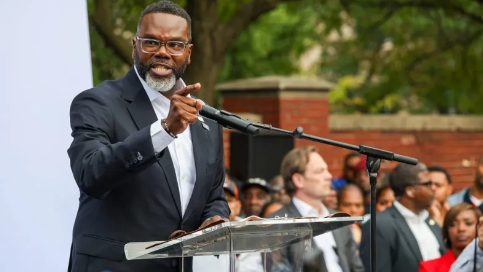 Chicago Mayor Brandon Johnson announces reelection bid