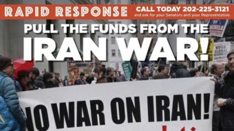 RAPID RESPONSE: Pull the funds from the Iran war!