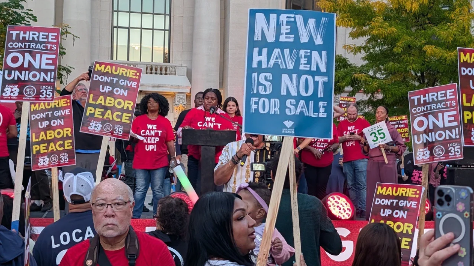 Yale clerical workers say automation is eroding their jobs