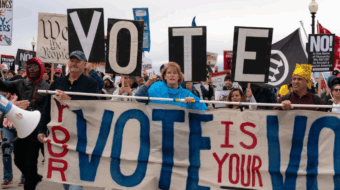 Thousands of No Kings rallies across nation shout ‘vote out MAGA’