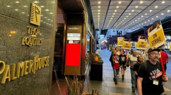Chicago hotel workers one week on strike, more could walk out