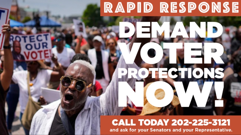 RAPID RESPONSE: Demand voter protections now!