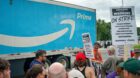 Amazon warehouse workers in Alabama file for union recognition